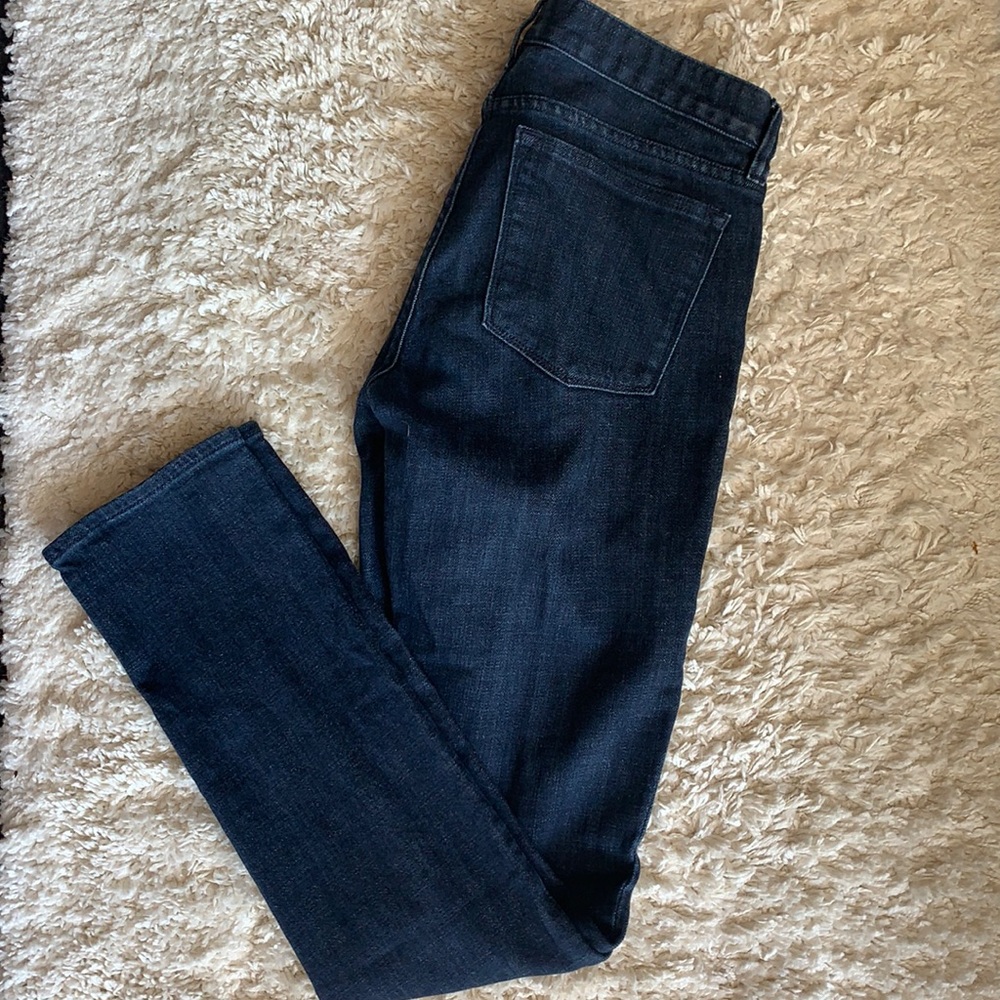 J. Crew “toothpick” stretch jeans, 27 or 4